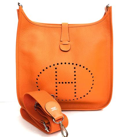 hermes evelyne bag orange